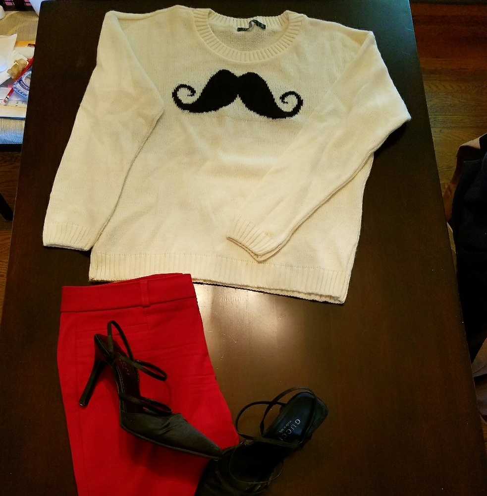 QED London Sweater Mustache
